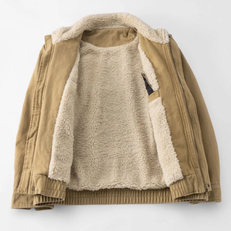 Fleece Lined Utility Jacket