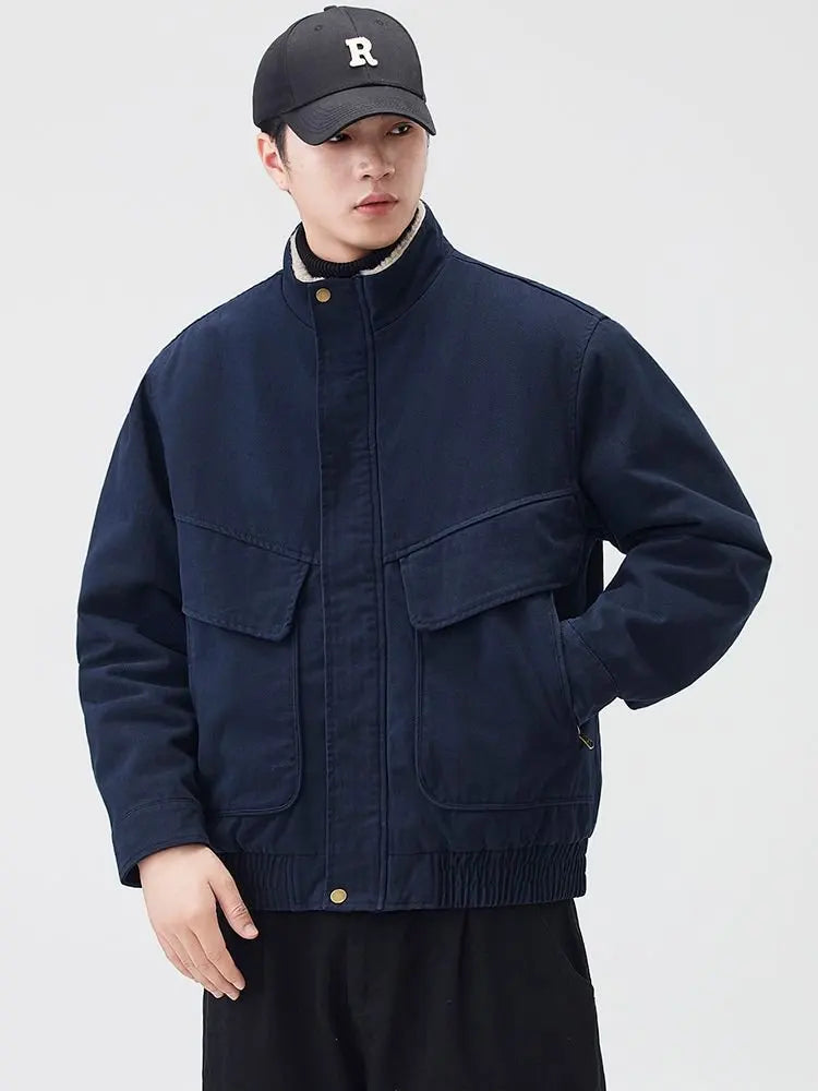 Fleece Lined Utility Jacket