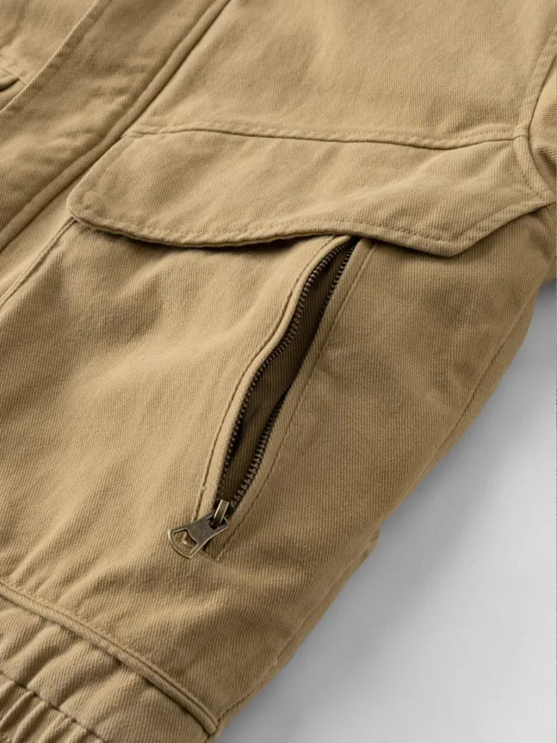 Fleece Lined Utility Jacket