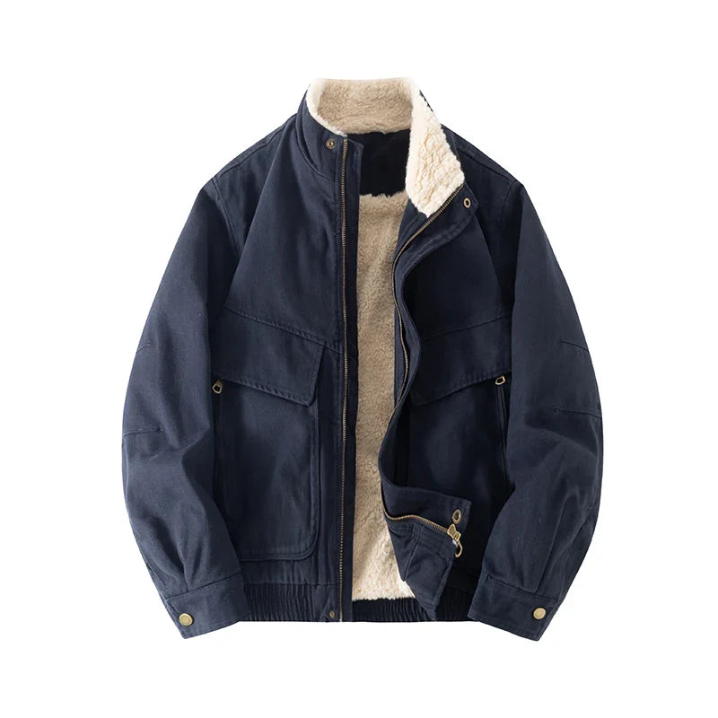 Fleece Lined Utility Jacket