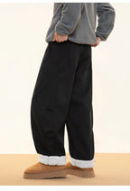 Fleece Lined Wide Leg Pants