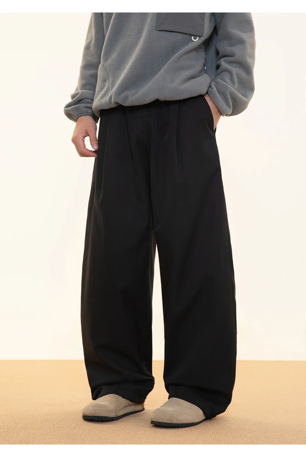 Fleece Lined Wide Leg Pants