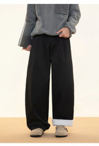 Fleece Lined Wide Leg Pants