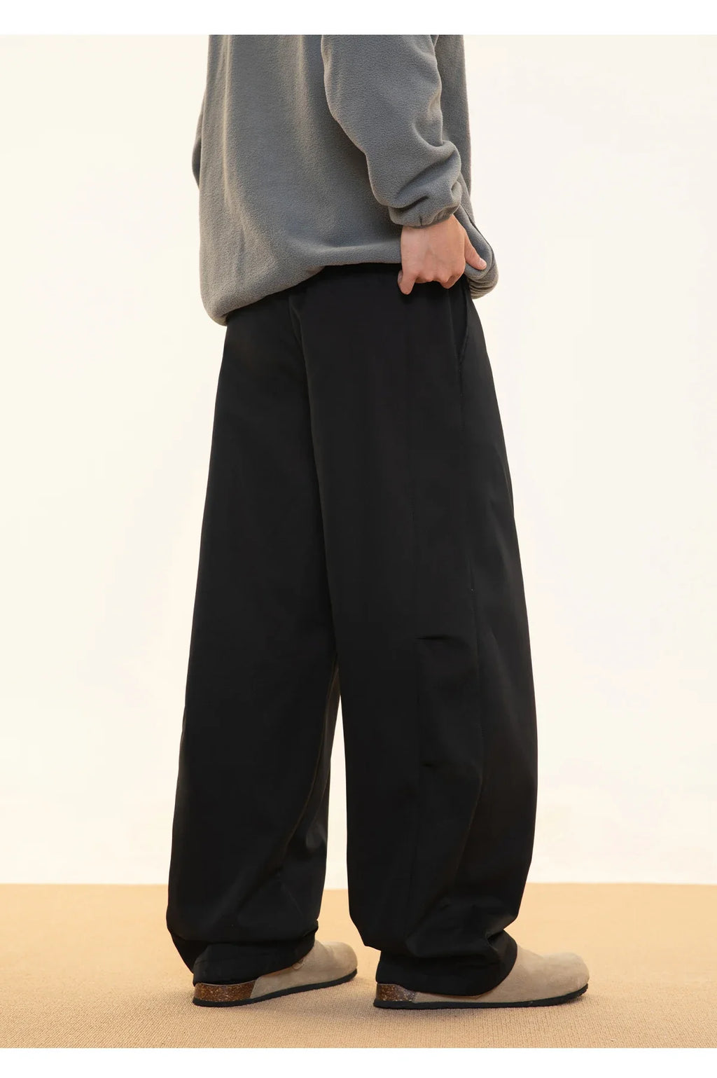 Fleece Lined Wide Leg Pants