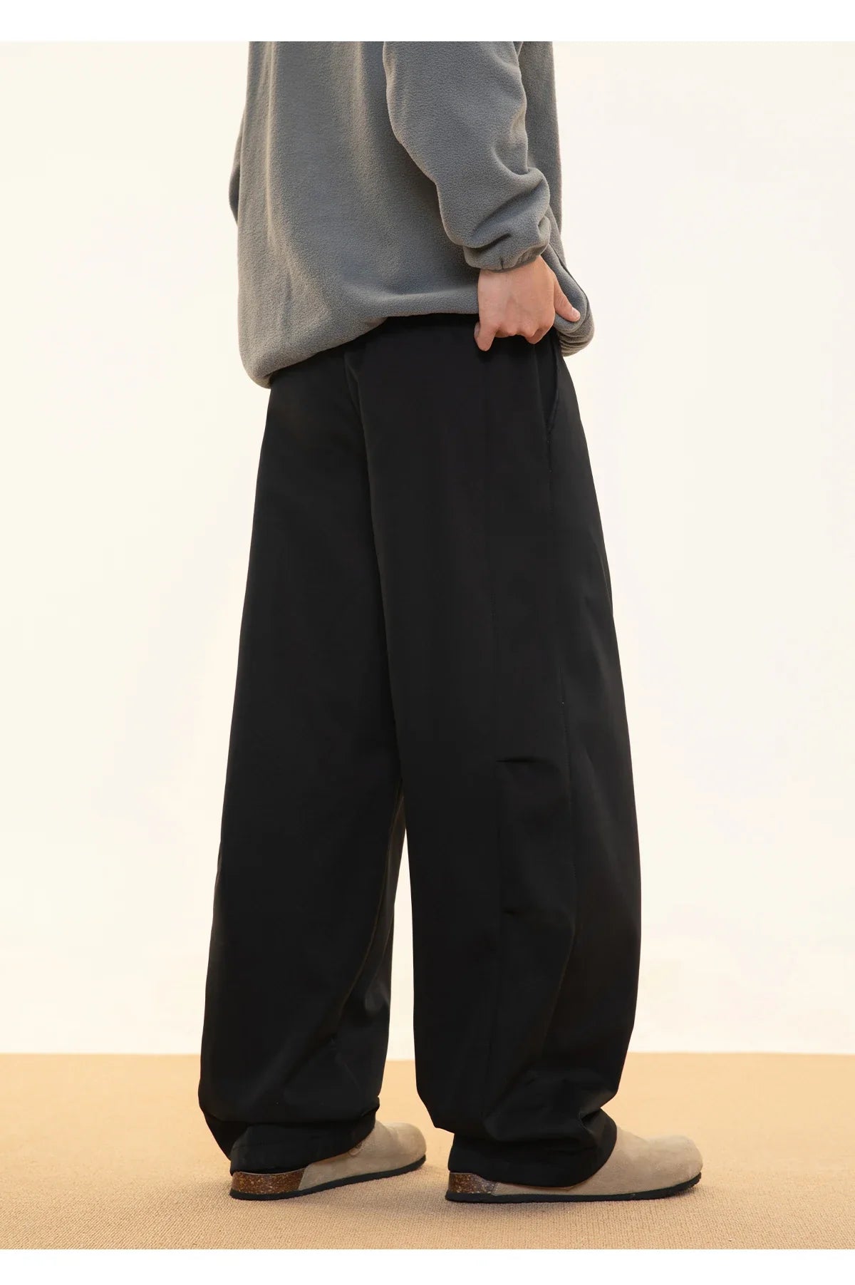 Fleece Lined Wide Leg Pants