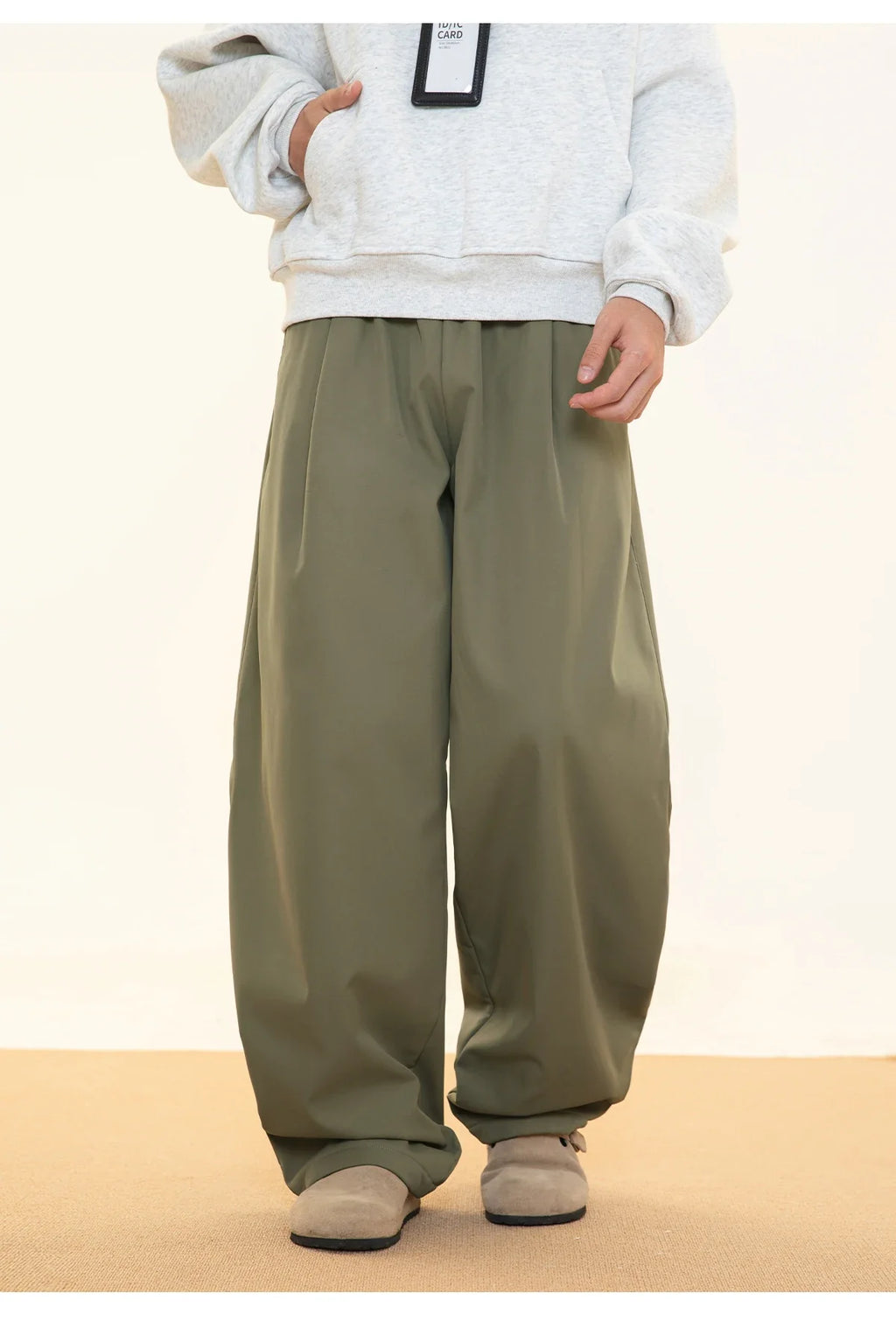 Fleece Lined Wide Leg Pants