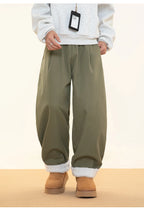 Fleece Lined Wide Leg Pants