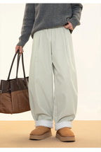 Fleece Lined Wide Leg Pants