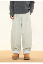 Fleece Lined Wide Leg Pants