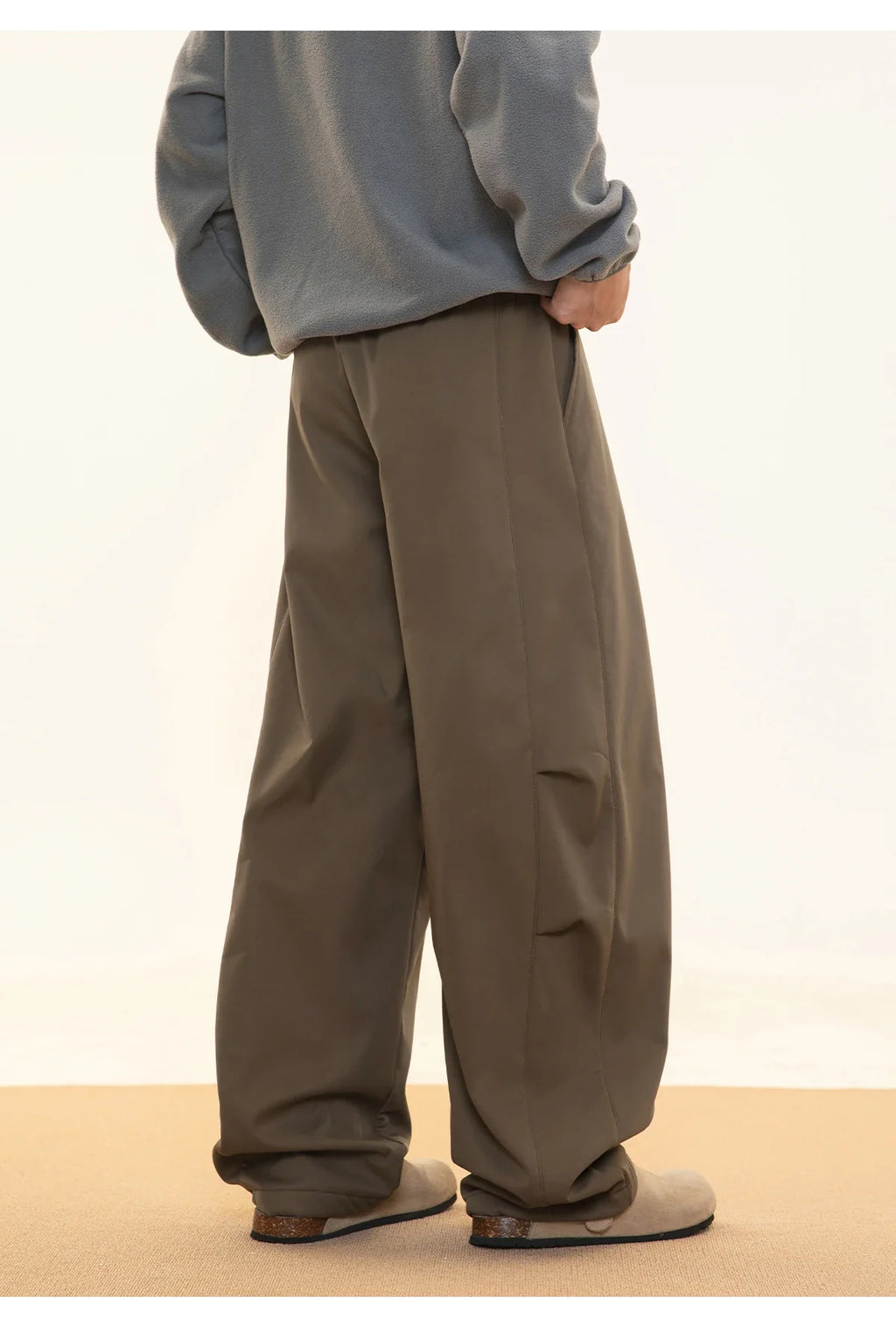 Fleece Lined Wide Leg Pants