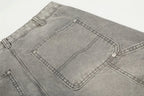 Grey Washed Baggy Carpenter Jeans