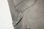 Grey Washed Baggy Carpenter Jeans