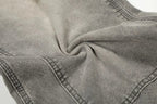 Grey Washed Baggy Carpenter Jeans