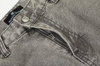 Grey Washed Baggy Carpenter Jeans