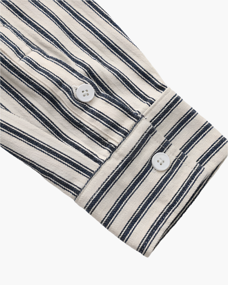 Classic Striped Dress Shirt for Men