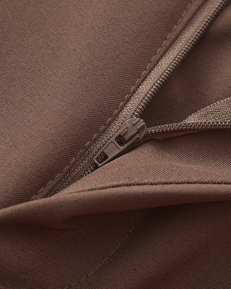 Chic High-Waisted Trousers Inspired by Parisian Style