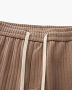 Velvet Roman-Style Trousers