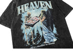 'Heaven' Acid Wash Graphic T-Shirt