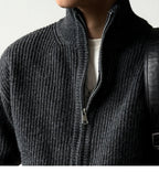 Heavy Ribbed Knit Jacket