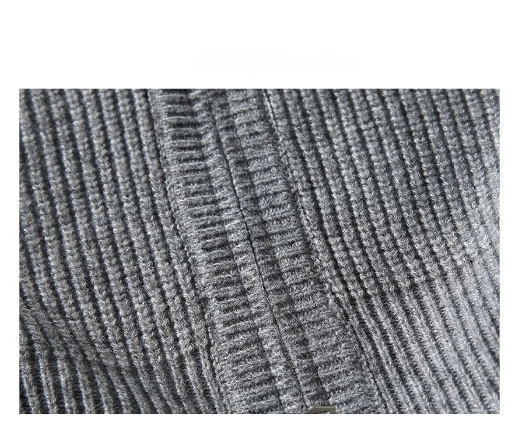 Heavy Ribbed Knit Jacket