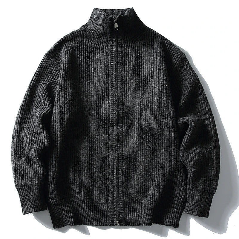 Heavy Ribbed Knit Jacket