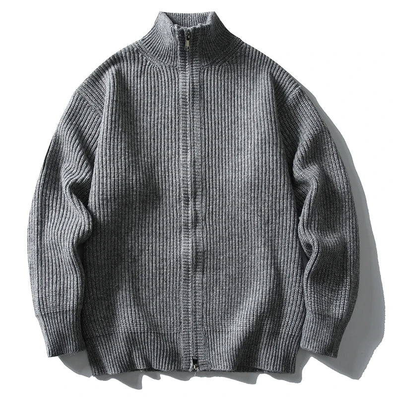Heavy Ribbed Knit Jacket
