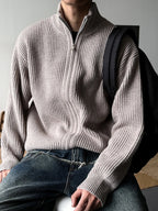 Heavy Ribbed Knit Jacket