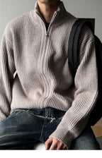 Heavy Ribbed Knit Jacket