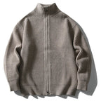 Heavy Ribbed Knit Jacket