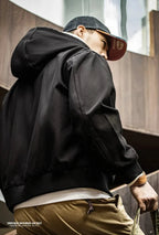 Hooded Workwear Canvas Jacket