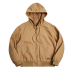 Hooded Workwear Canvas Jacket