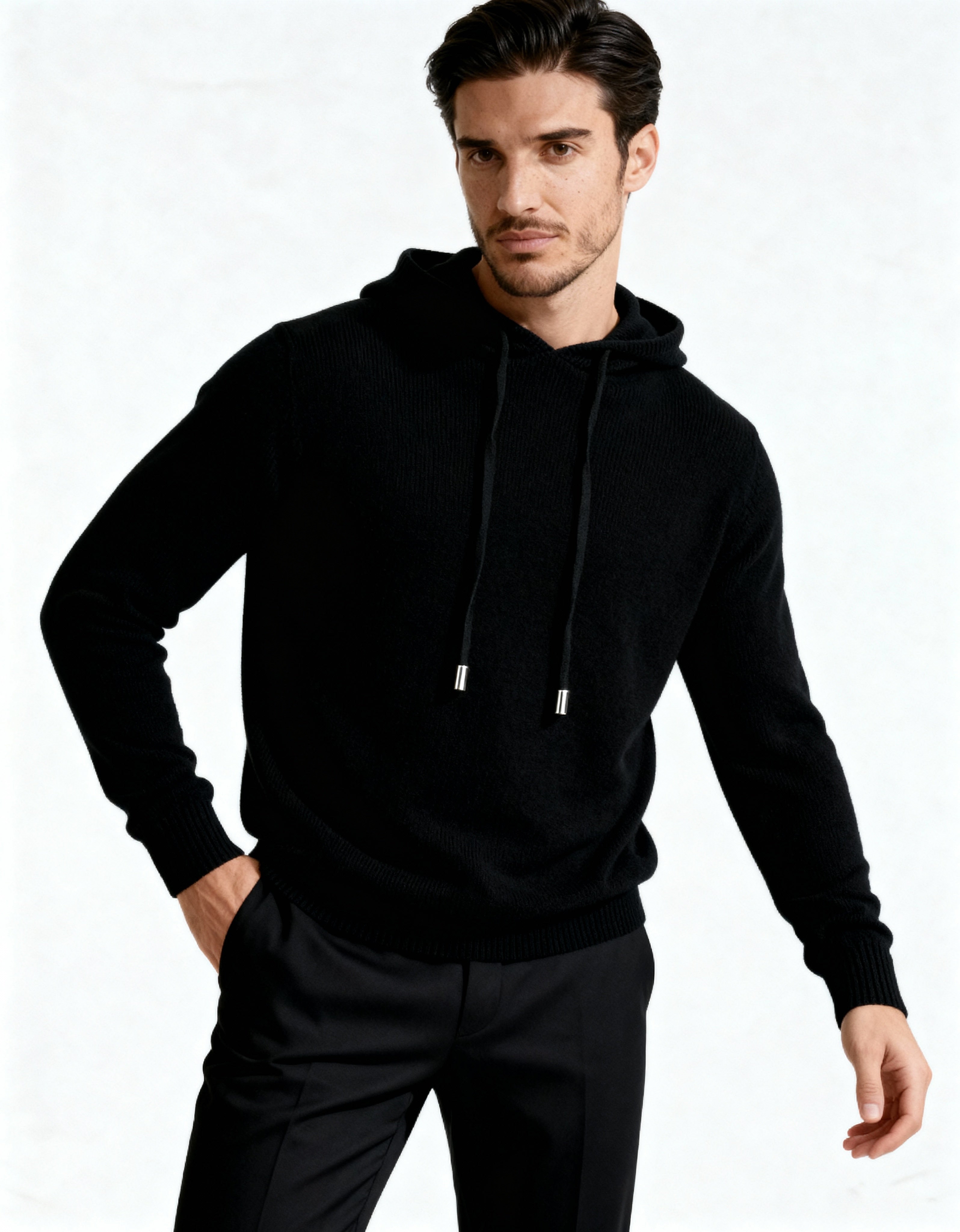 Luxurious Cashmere Pullover Hoodie