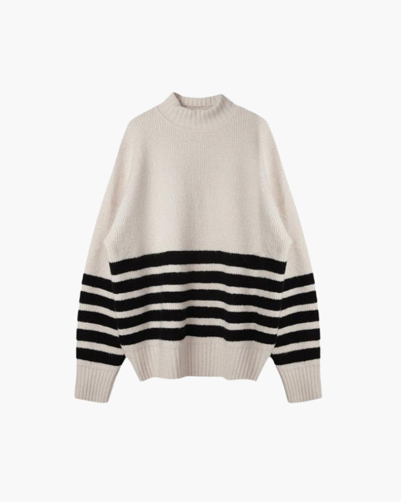 Striped Sweater Inspired by Coastal Vibes