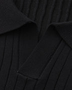 Luxury Ribbed Polo Shirt