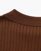 Luxury Ribbed Polo Shirt