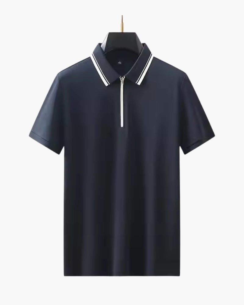 Ridgeway Zip Neck Polo Shirt