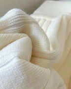 Wool Mini Skirt with Pleated Oxford Design