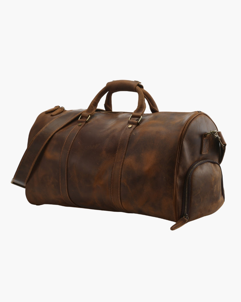 Montague Genuine Leather Travel Duffle