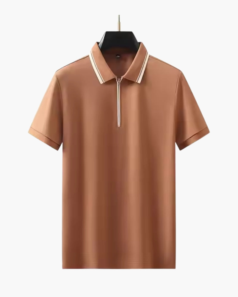 Ridgeway Zip Neck Polo Shirt