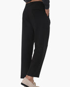 Chic High-Waisted Trousers Inspired by Parisian Style