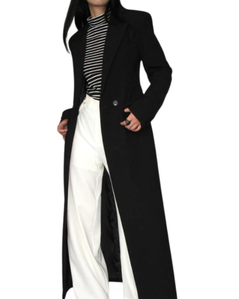 Elegant Black Overcoat