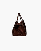 Luxurious Velvet Henna Tote