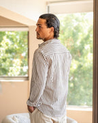 Classic Striped Dress Shirt for Men