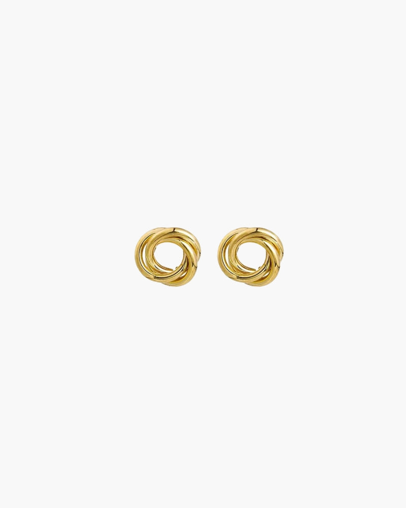Knot Design Stud Earrings