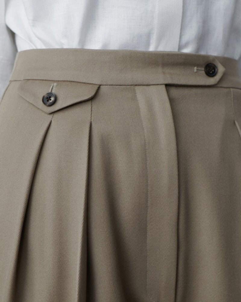 Cozy Oversized Wool Trousers