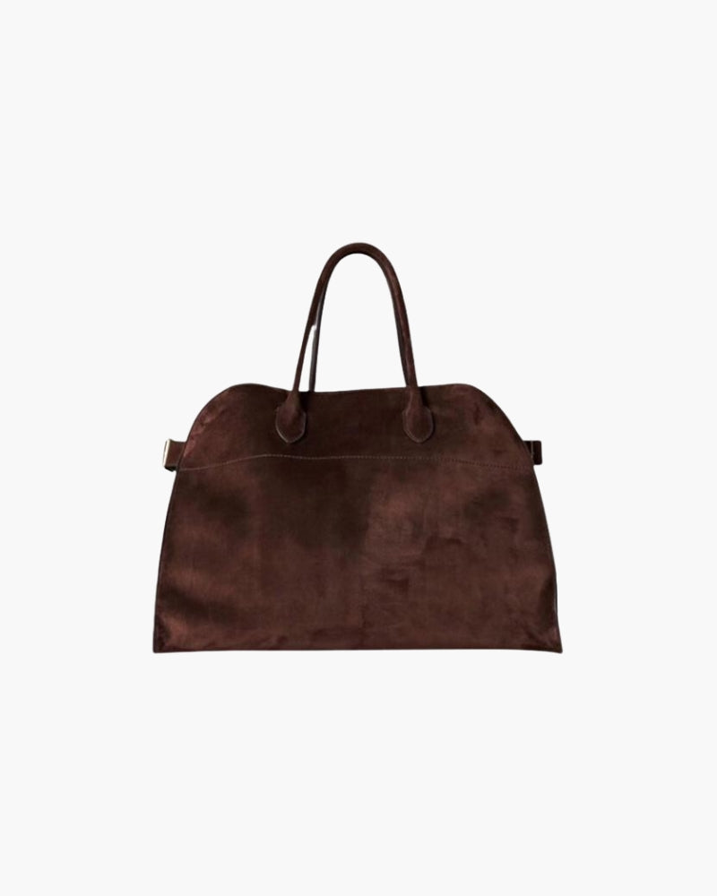 Luxurious Velvet Henna Tote