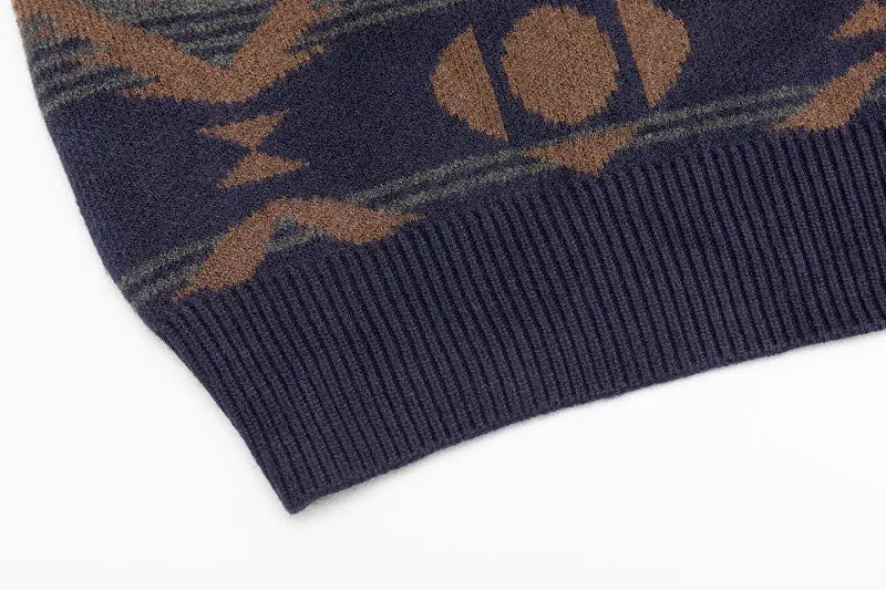 Jacquard Grandad Jumper