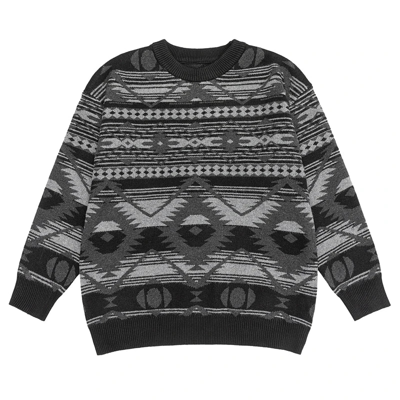 Jacquard Grandad Jumper
