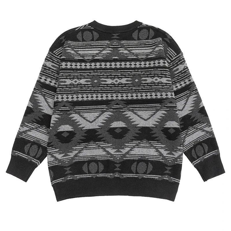 Jacquard Grandad Jumper