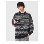 Jacquard Grandad Jumper